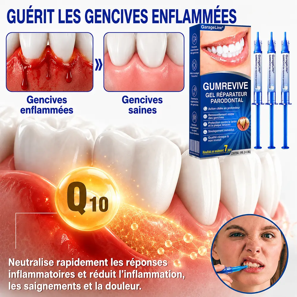 Garageline® GumCare Pro – Soin buccal nocturne de précision