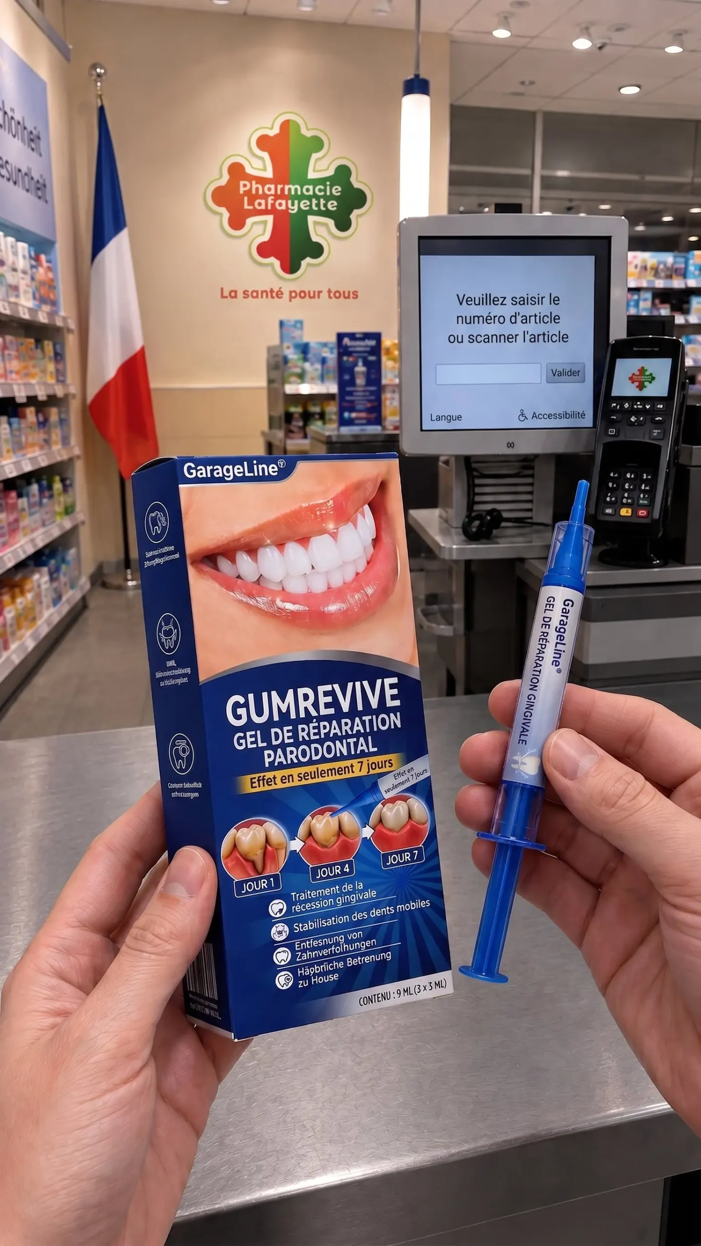 Garageline® GumCare Pro – Soin buccal nocturne de précision