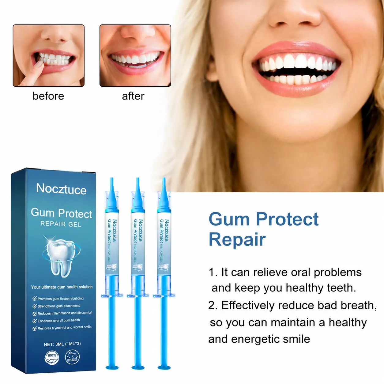 Nocztuce GumCare Support Gel